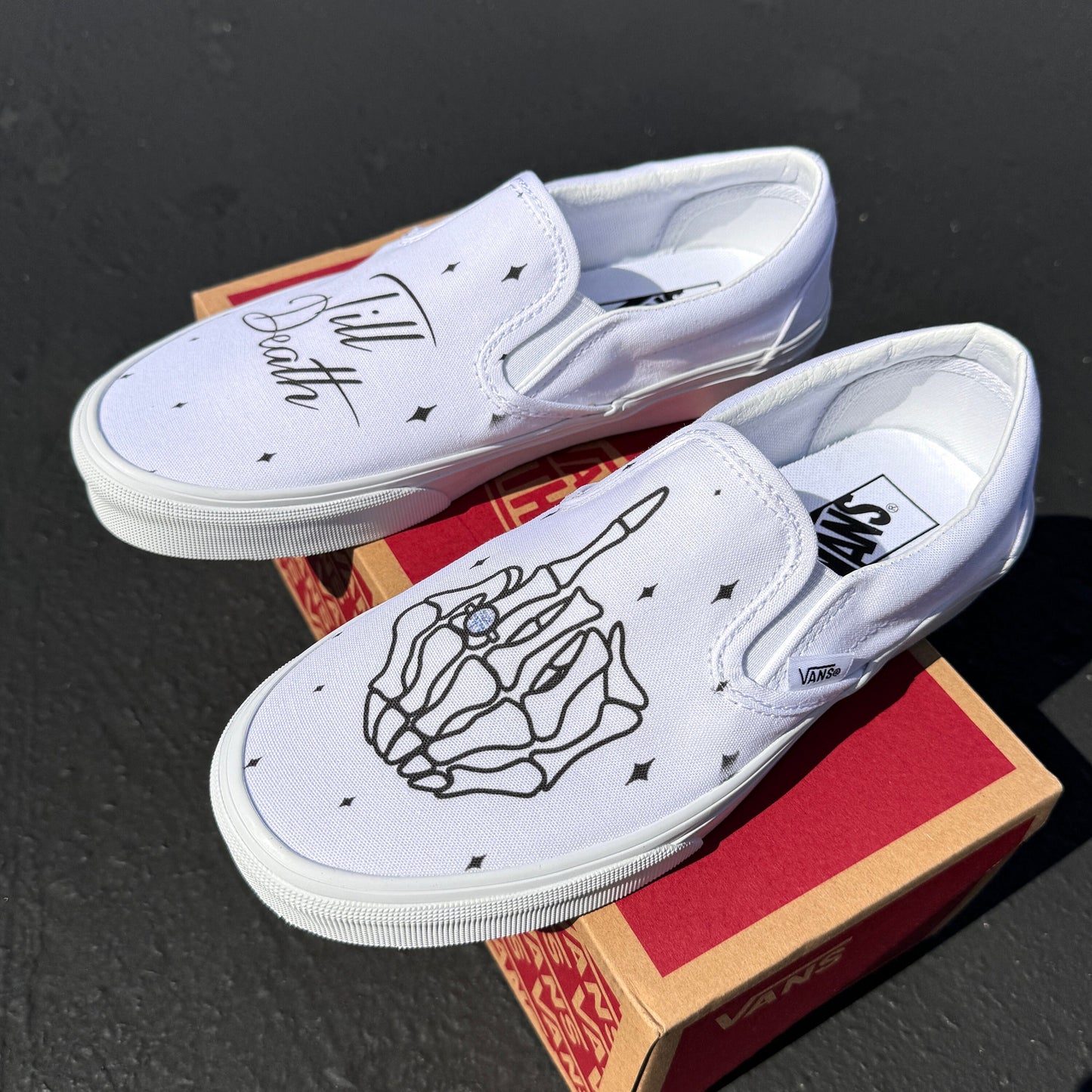 till death wedding vans shoes