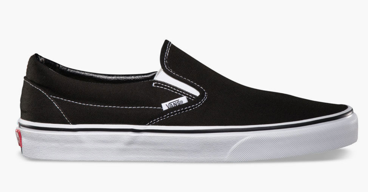 2 pairs of Custom Black Slip On Vans - Custom Order - Invoice 1 of 2