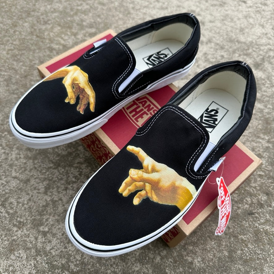 God Hands - Custom Slip Ons - Custom Vans Shoes