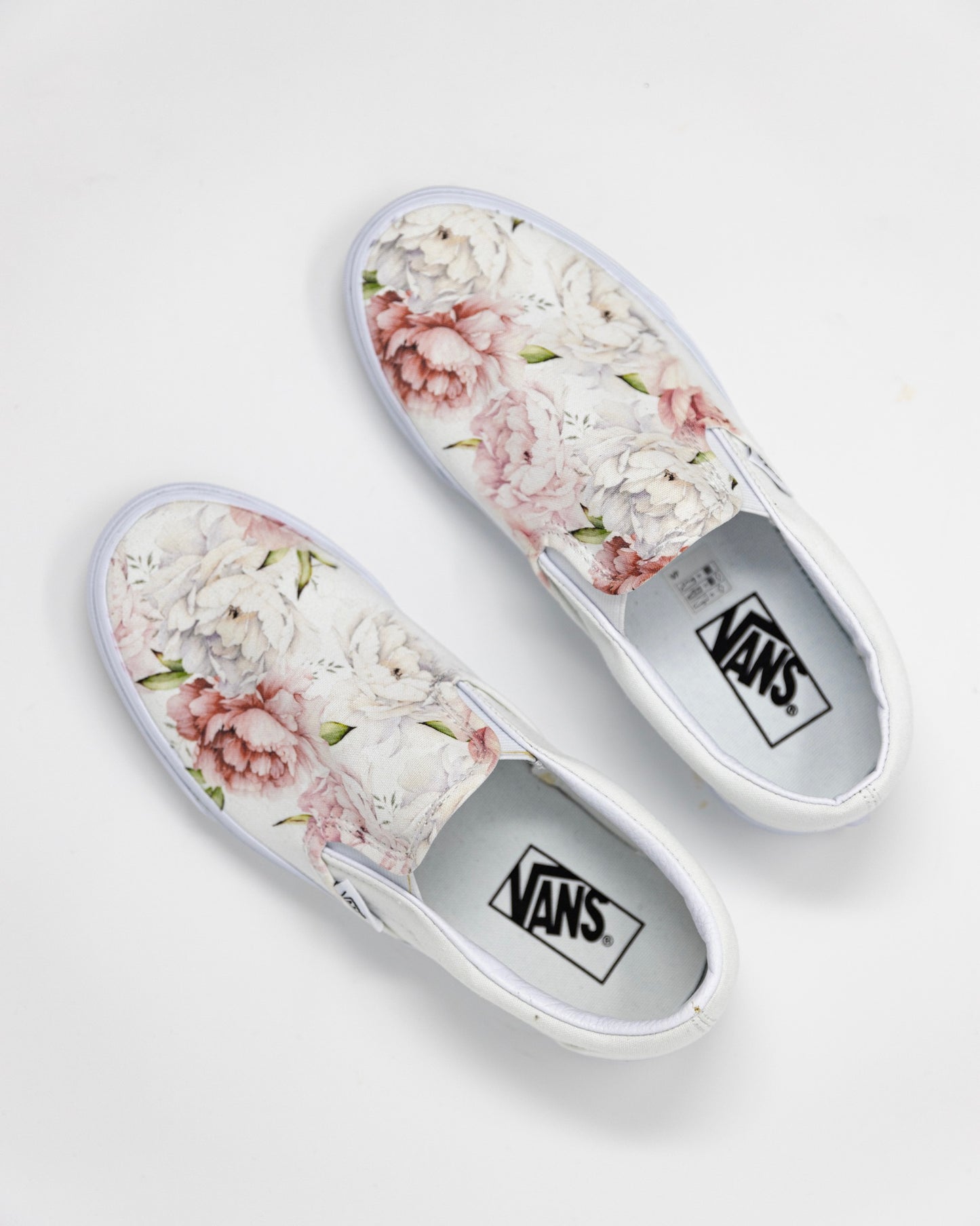 Kids Shoes - Light Spring Peony Custom Slip Ons
