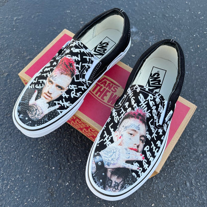 Lil Peep Custom Sneakers - Slip Ons