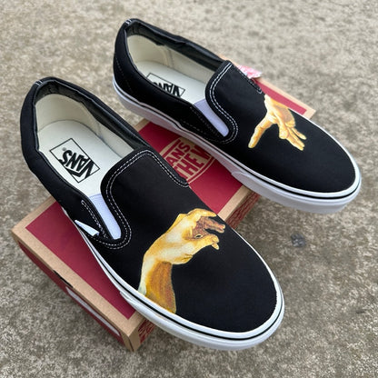 God Hands - Custom Slip Ons - Custom Vans Shoes