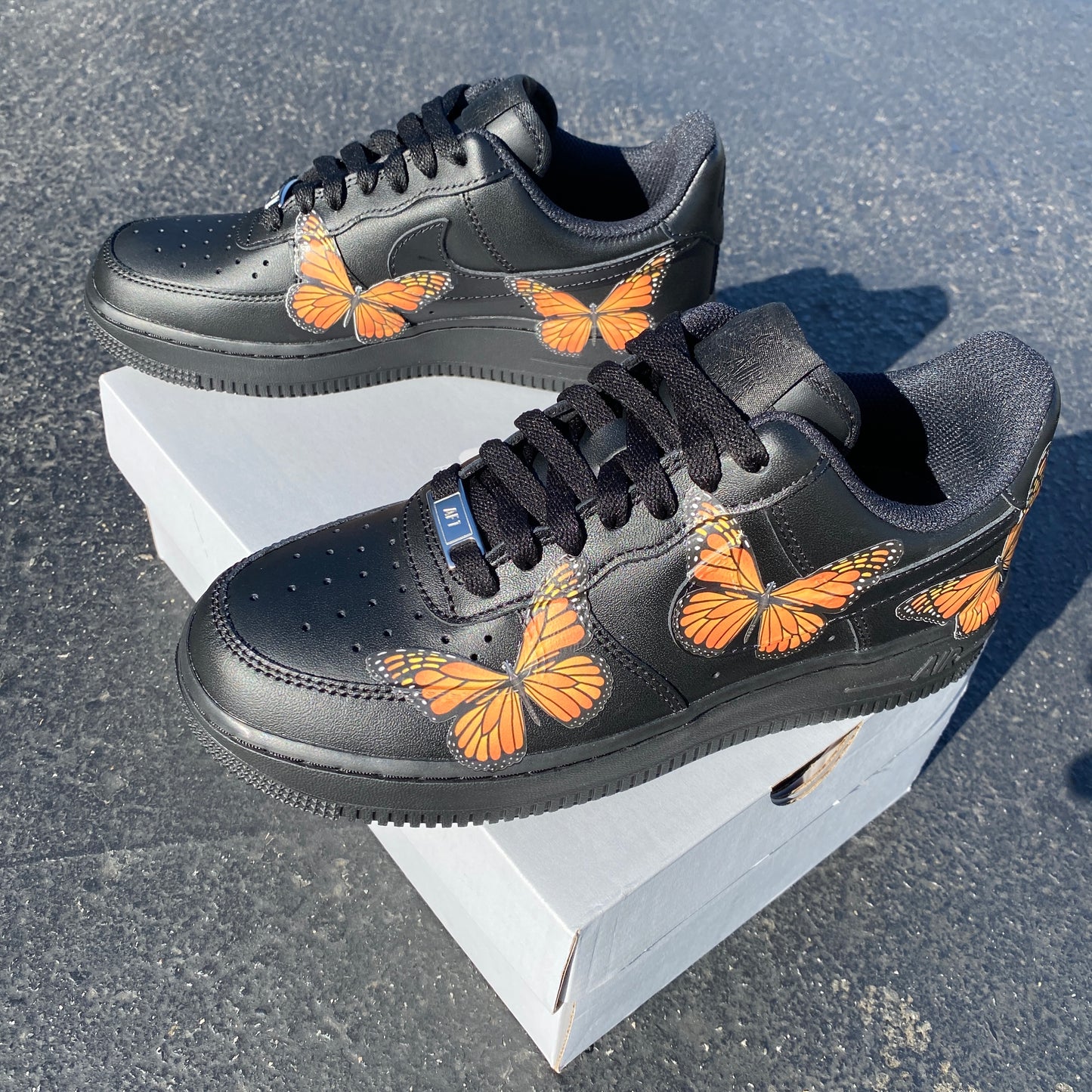 Custom Nike Air Force 1 Monarch ButterFLY