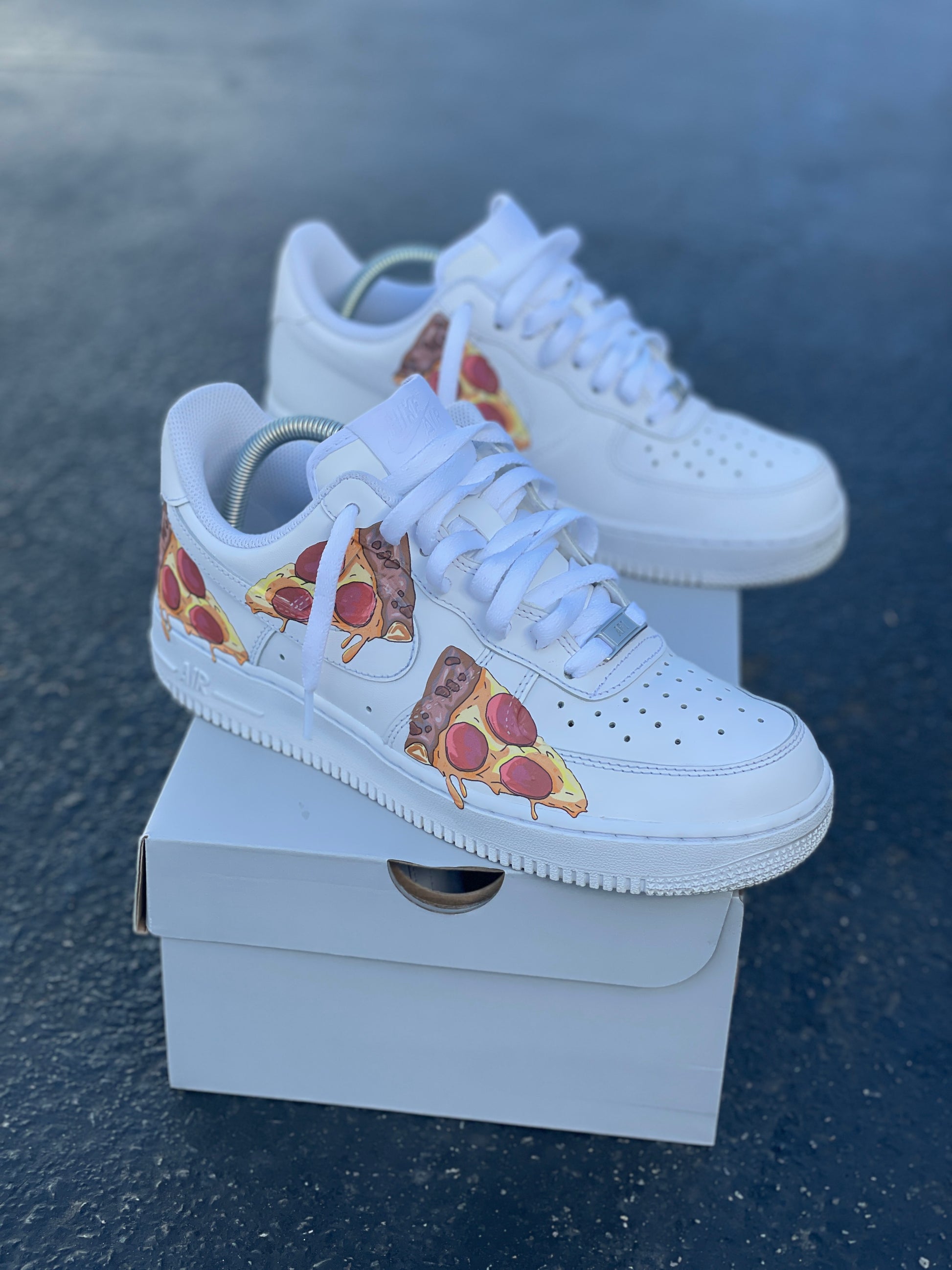 Custom Nike Force 1 Pizza Party - Custom Nike Shoes – BlvdCustom