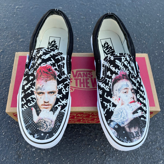 Lil Peep Custom Sneakers - Slip Ons