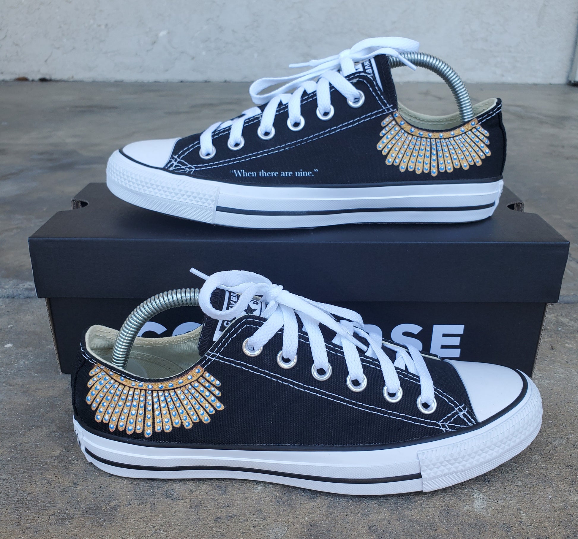 Supreme Court Justice Ruth Bader Ginsburg - Custom Converse Shoes –  BlvdCustom