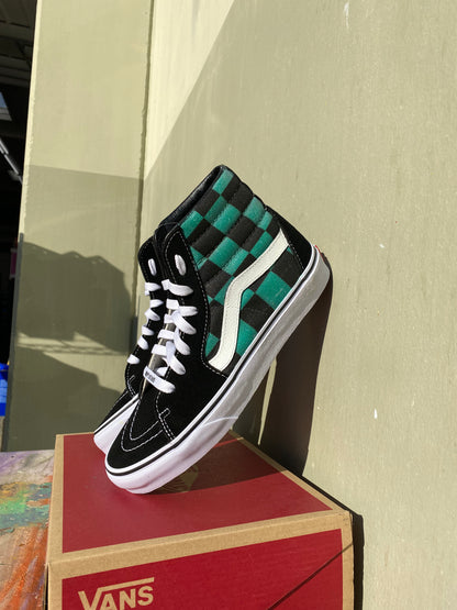 Demon Slayer Tanjiro Kamado Custom Shoes Custom Vans Shoes BlvdCustom