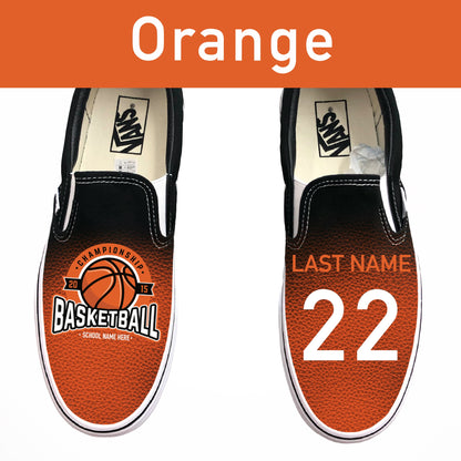 Basketball Custom Shoes Jersey Fade - Multiple Colors Available - Custom Vans Shoes