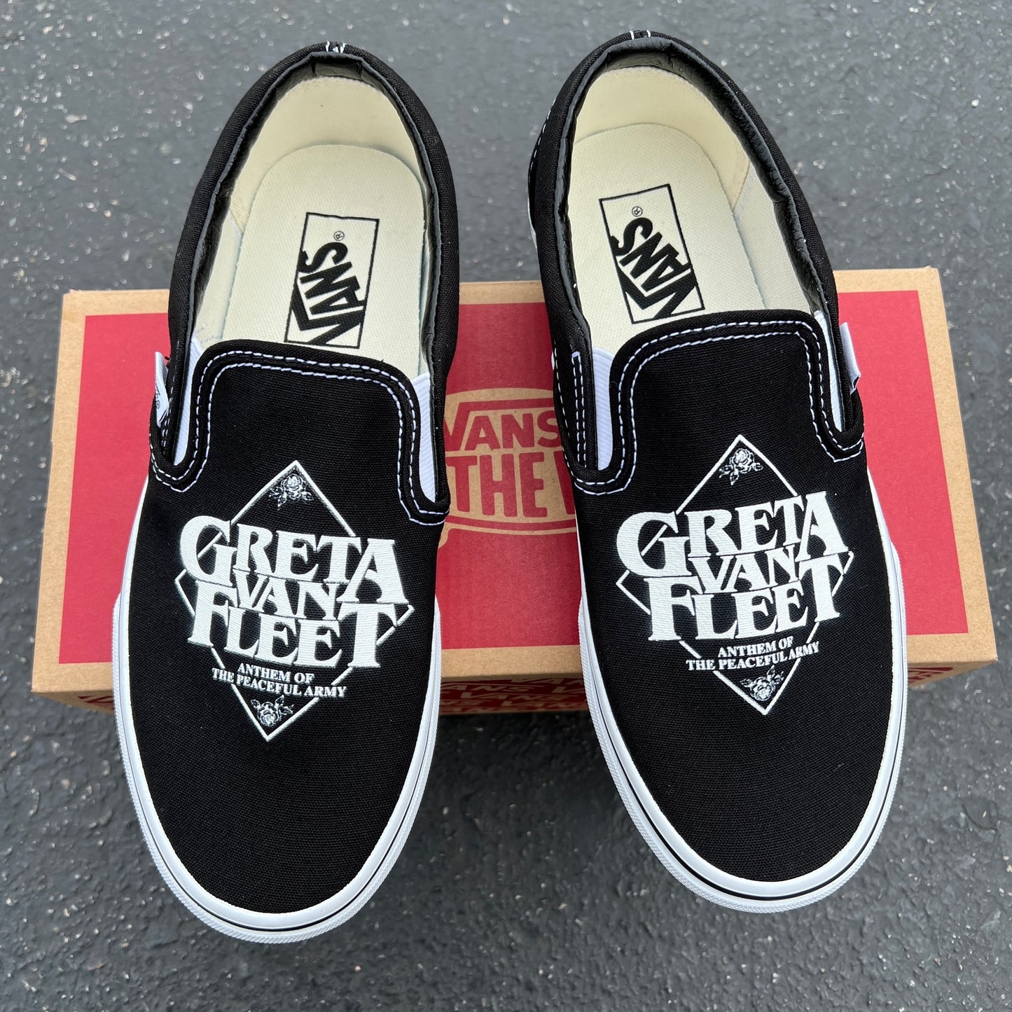 Greta Van Fleet Custom Slip On Shoes