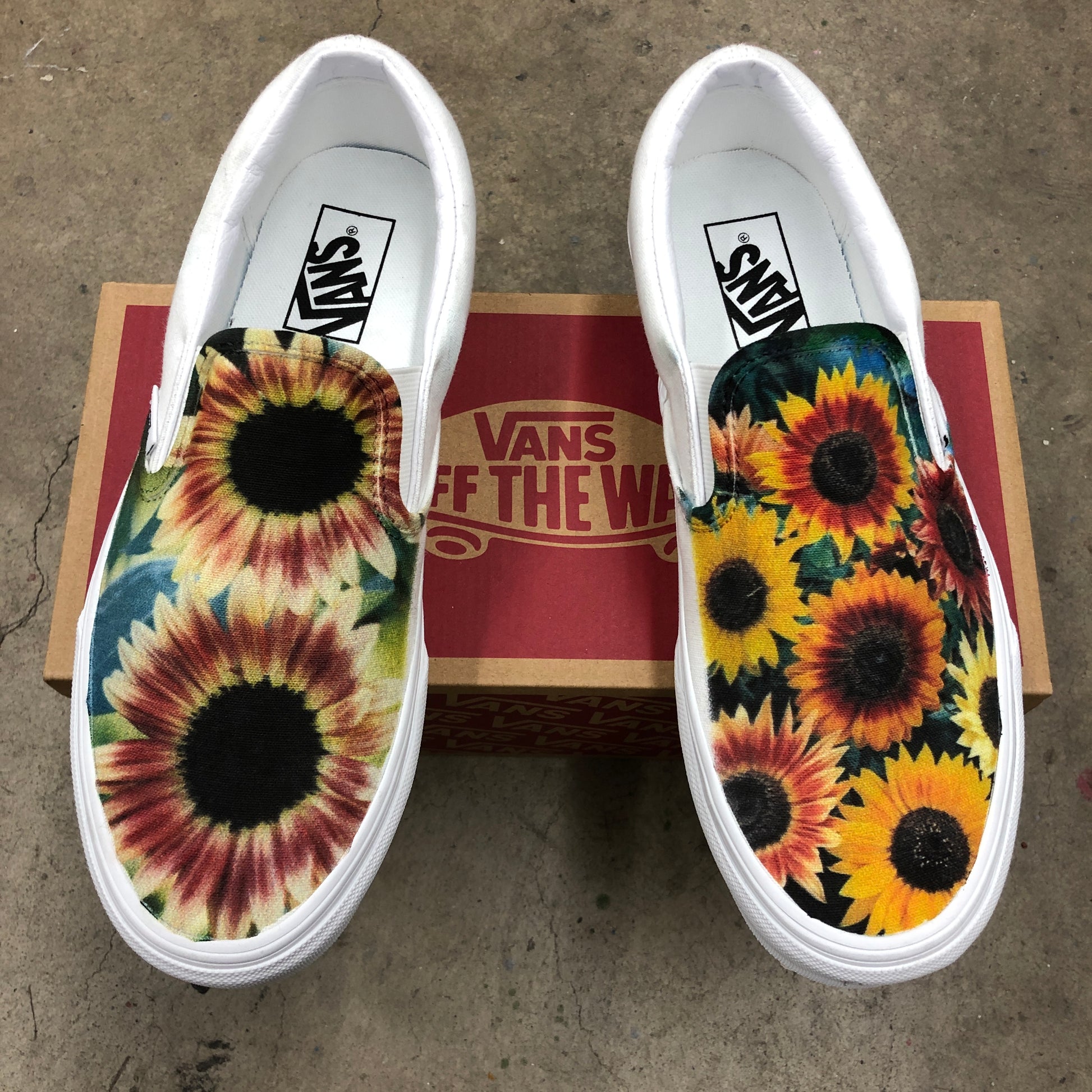 Vans Custom Slip On Multiple Size 7.5 - $30 (53% Off Retail) New