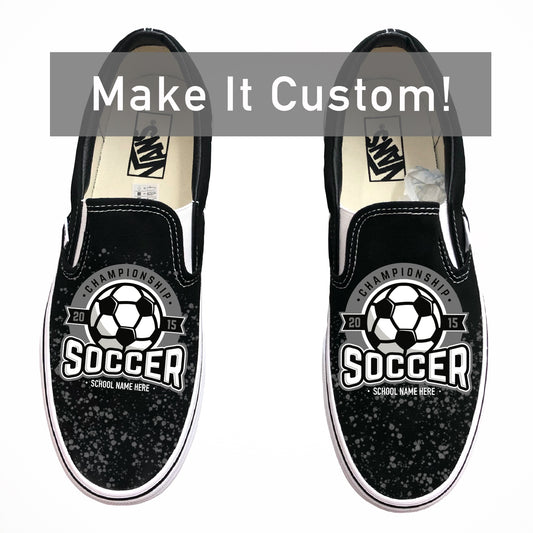 Soccer Custom Shoes Double Logo - Multiple Colors Available