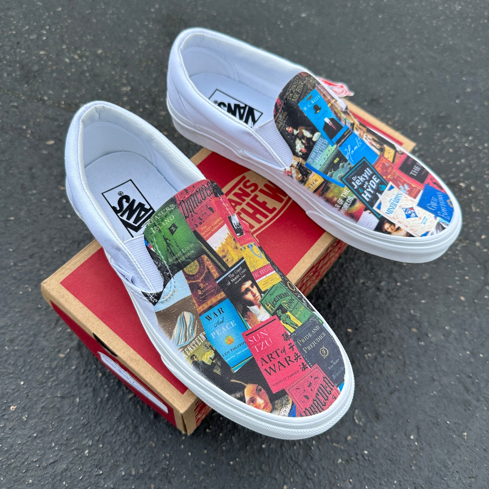 Cool custom vans shoes Clearance