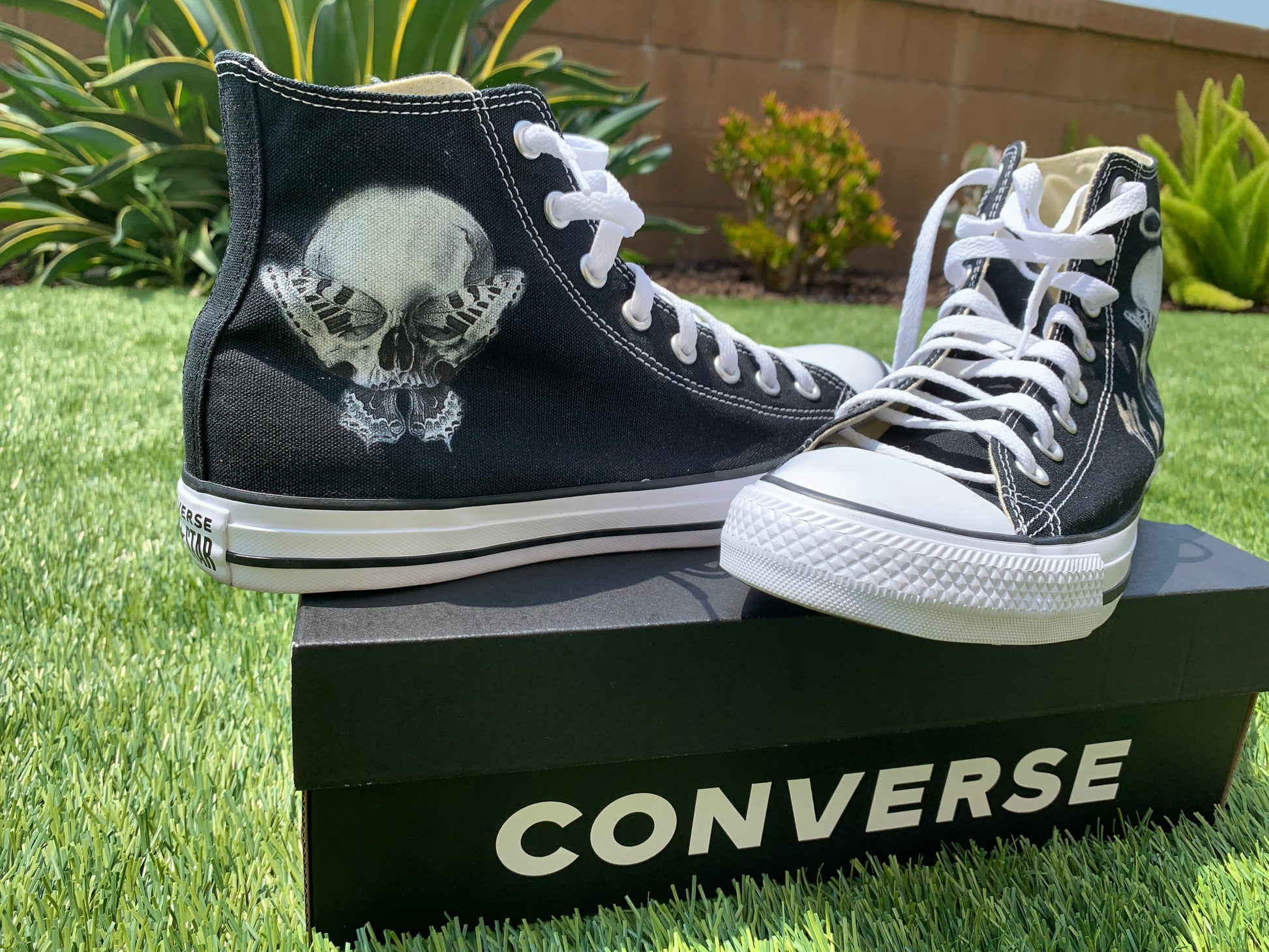 Consequential Clothing x Butterfly Effect Skull - Custom Converse