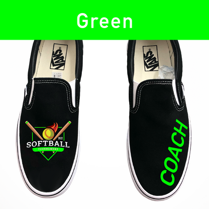 Softball Custom Shoes Coaches Gift - Multiple Colors Available