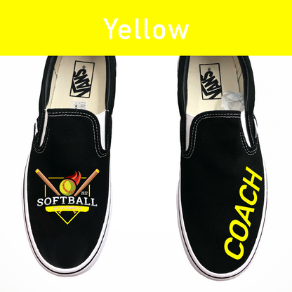 Softball Custom Shoes Coaches Gift - Multiple Colors Available