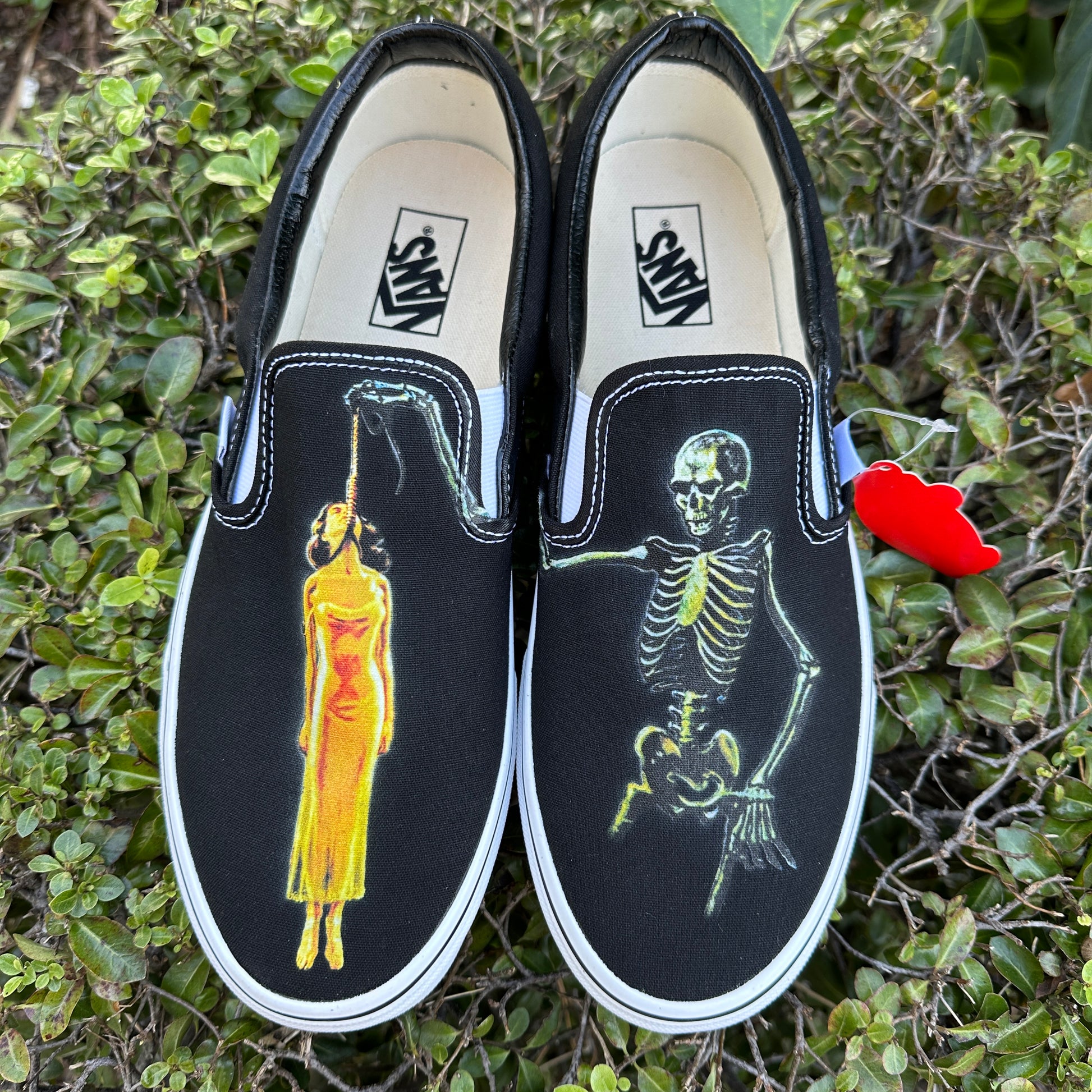 Horror vans slip ons Clearance