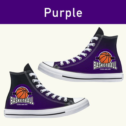 Basketball Sneakers Double Logo - Multiple Colors Available - Custom Converse Shoes