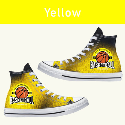 Basketball Sneakers Double Logo - Multiple Colors Available - Custom Converse Shoes