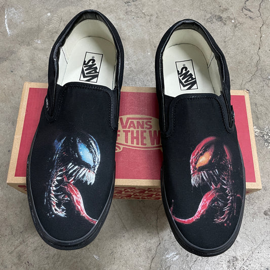 Vampire Custom Vans SK8 HI Shoes 