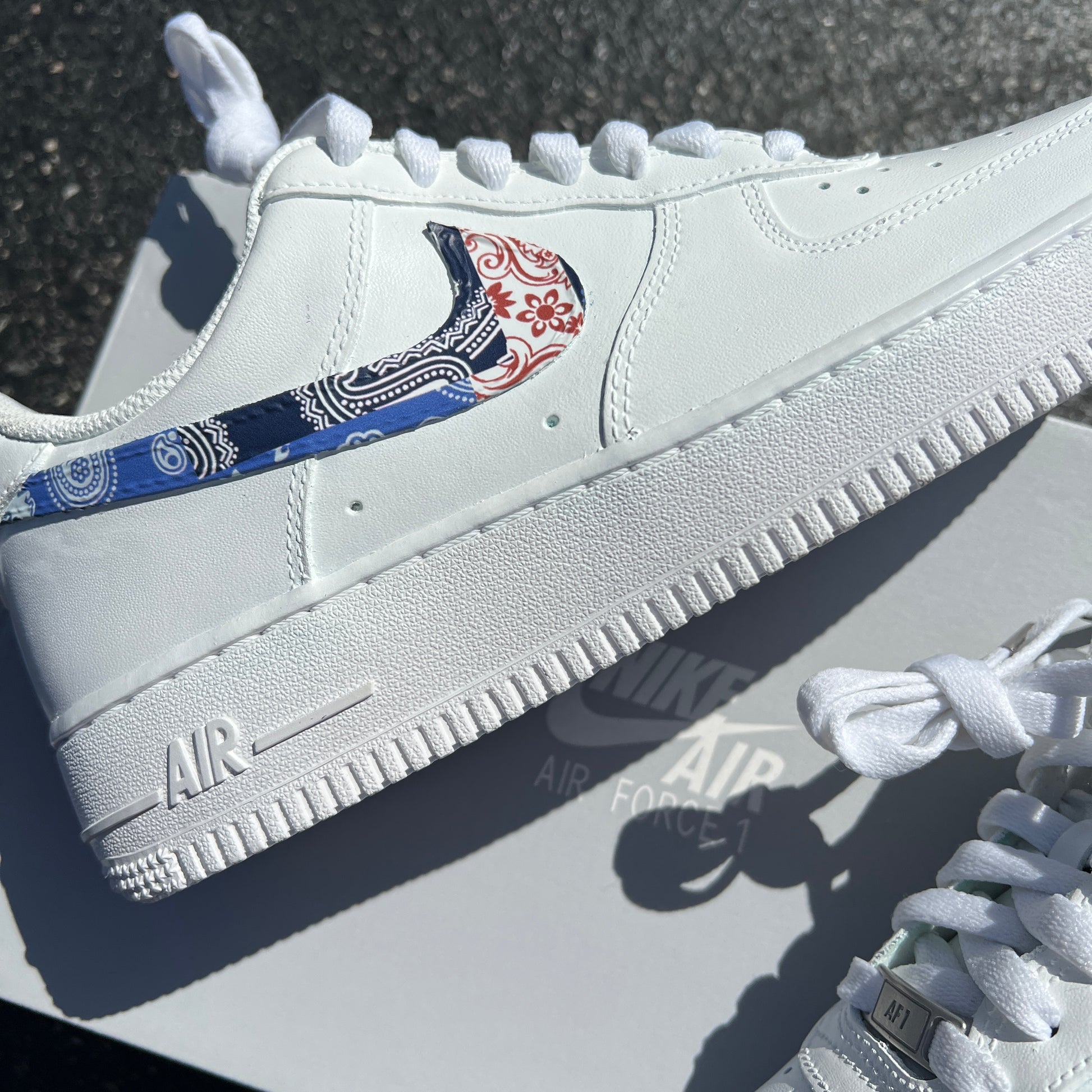 Nike air force white custom Clearance