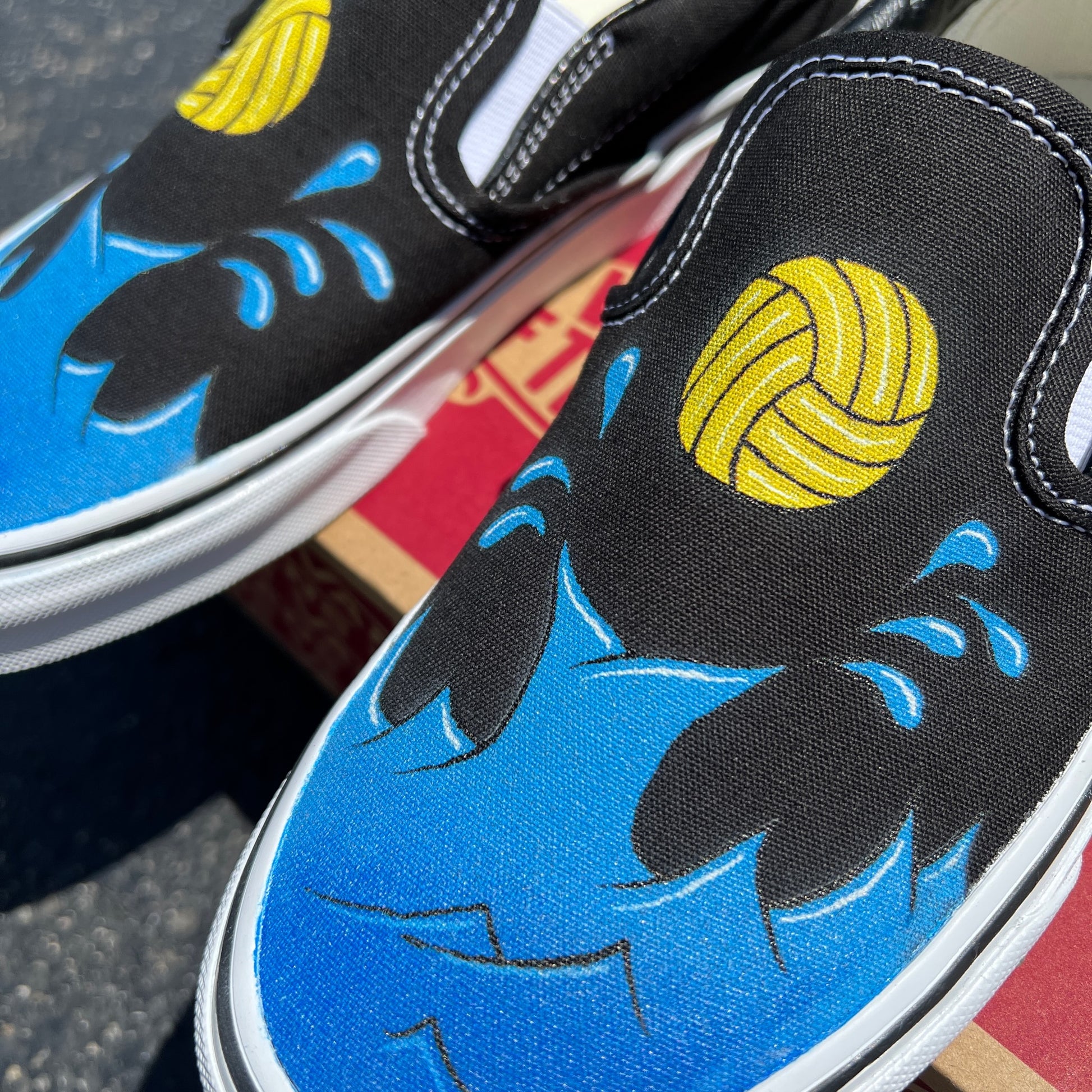 How to Paint On Black Vans, Custom Shoes