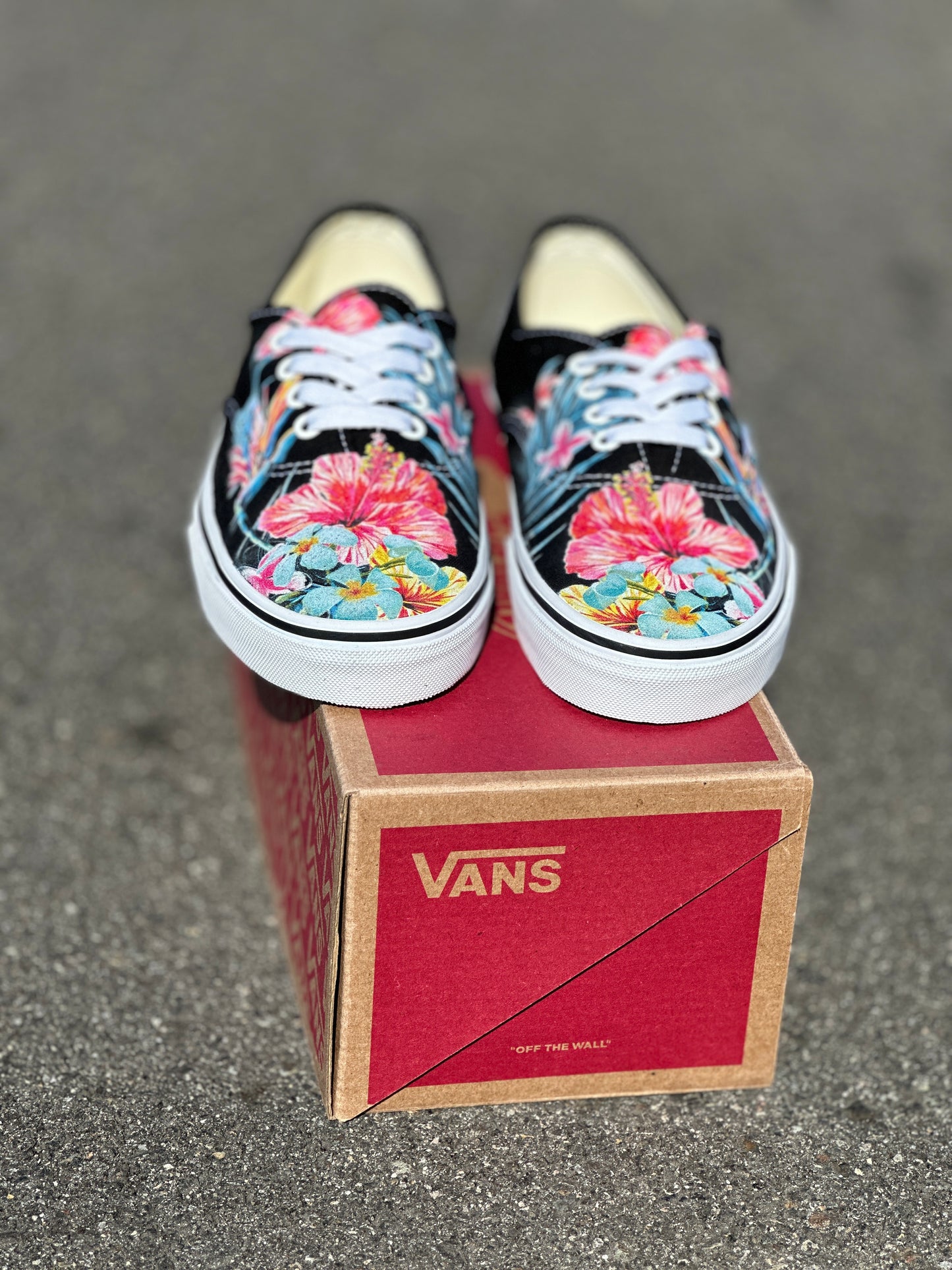 Tropical floral vans Outlet