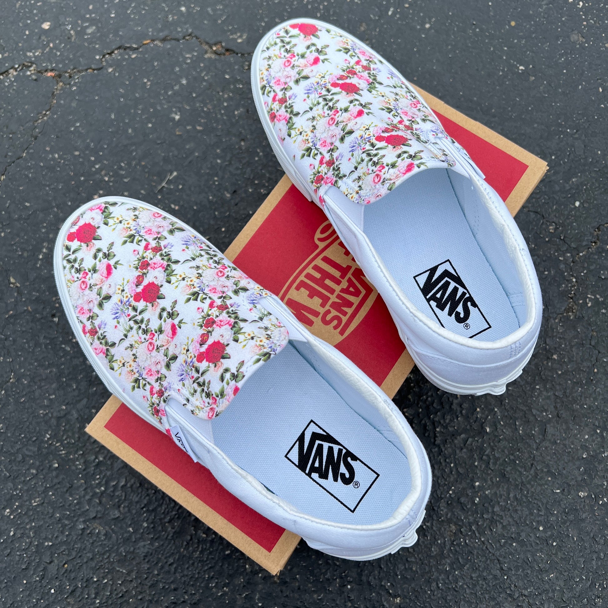 Vintage floral vans Clearance