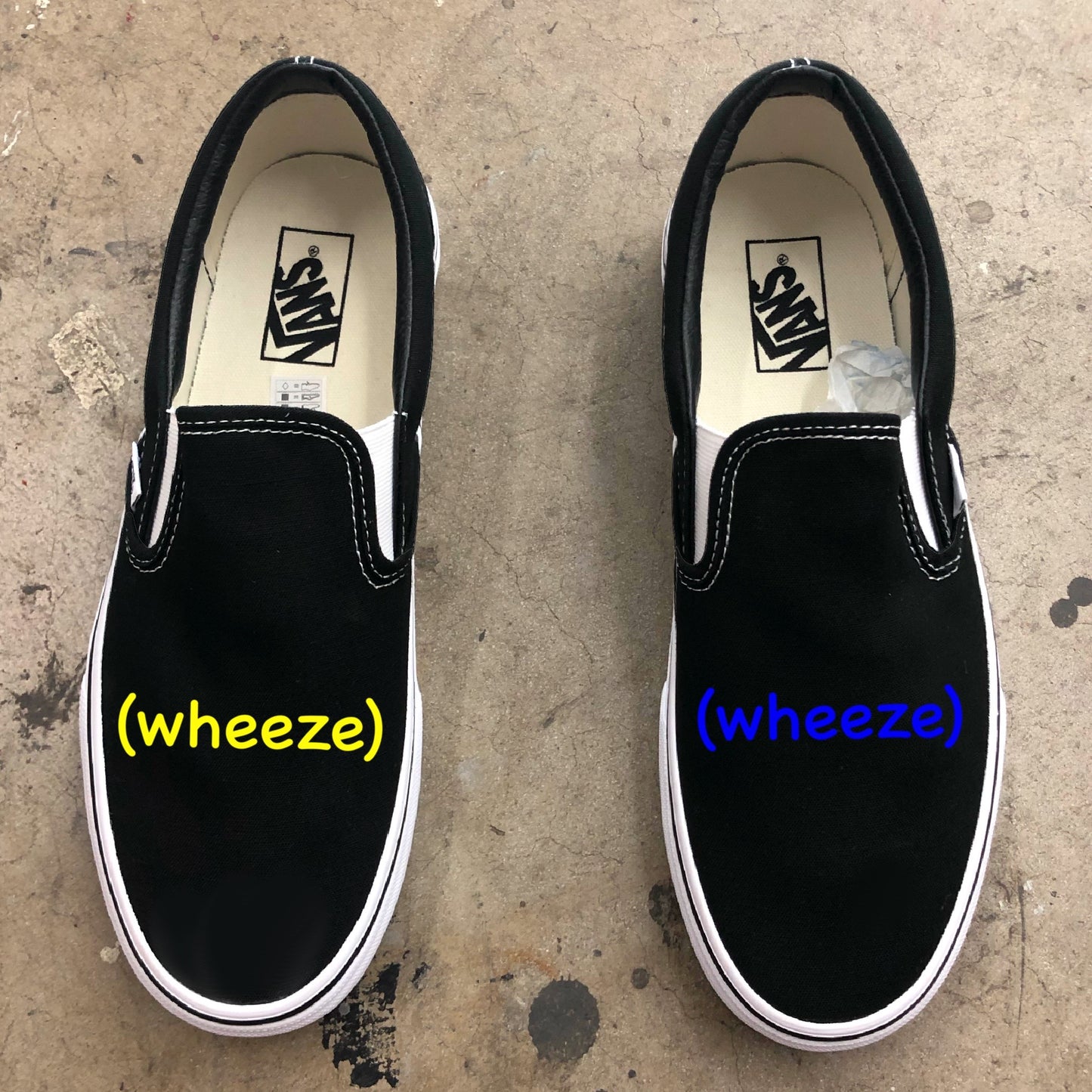 Custom Vans Slip On (wheeze) Custom Design
