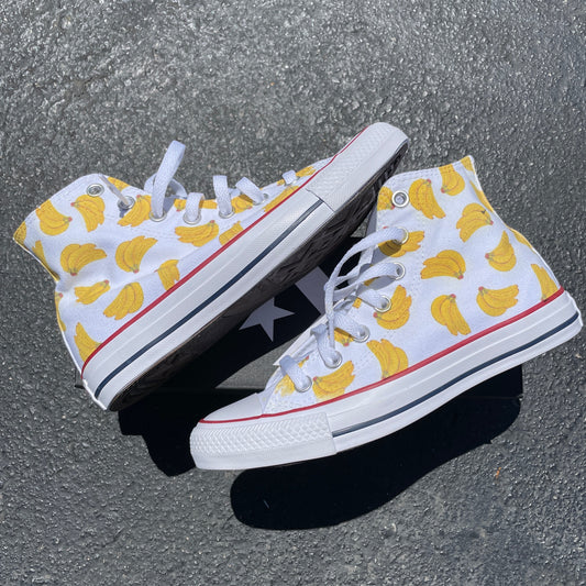 Go Bananas! - Custom High Top Converse 