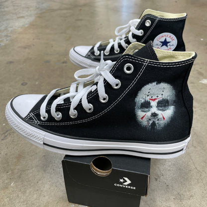 Friday the 13th Jason Custom Top Converse - Custom Converse Shoes