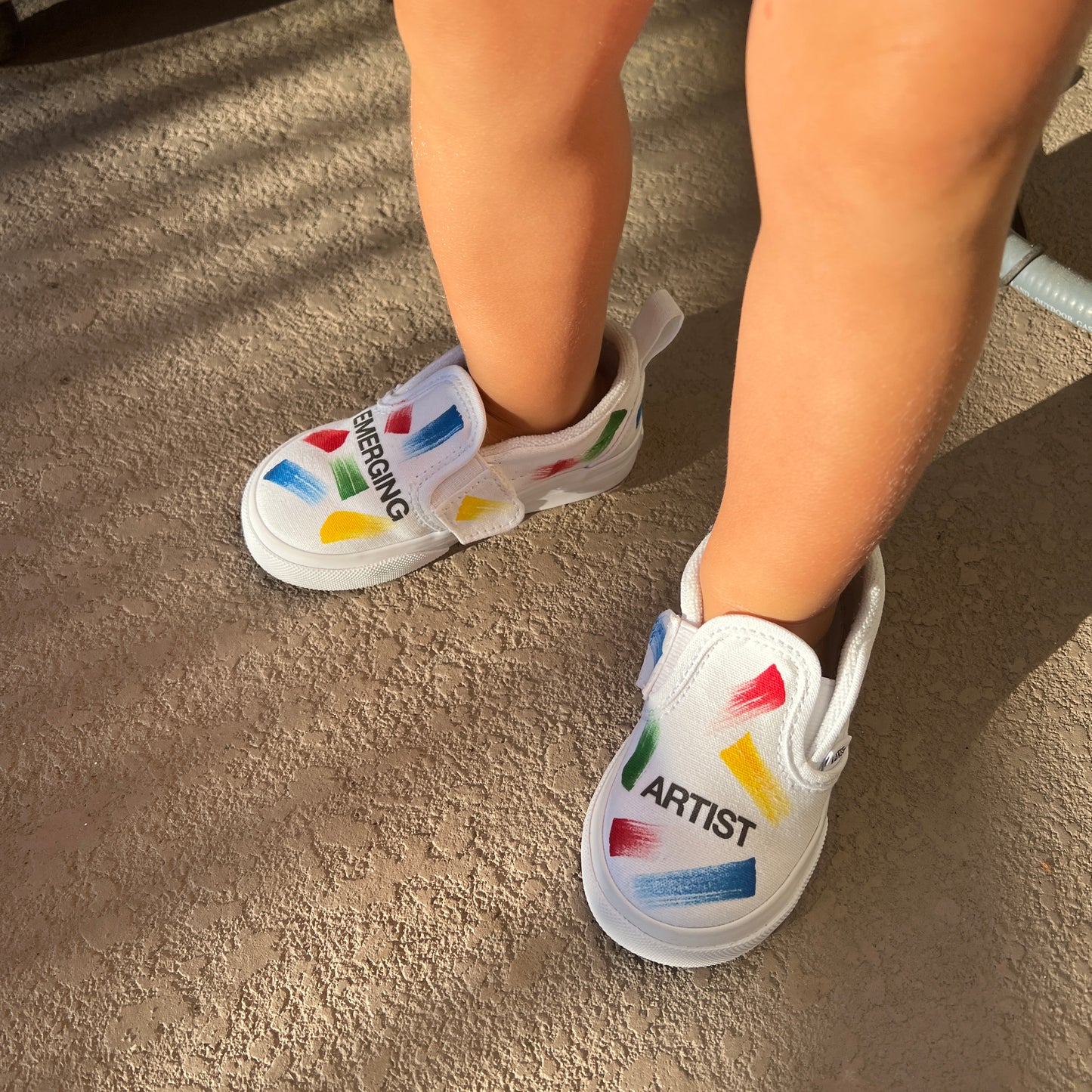 Custom Vans Shoes - Emerging Artist Vans Slip Ons