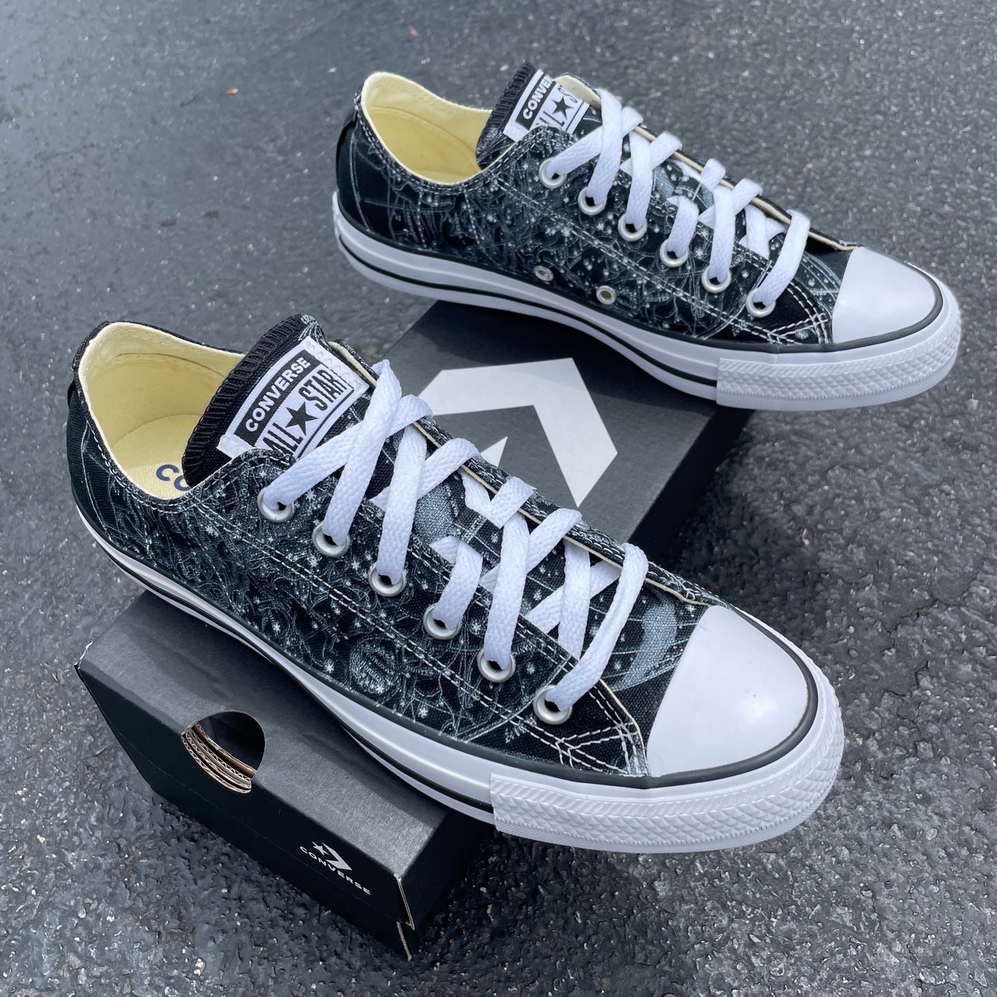Astronomy - Custom Low Top Shoes - Custom Converse Shoes
