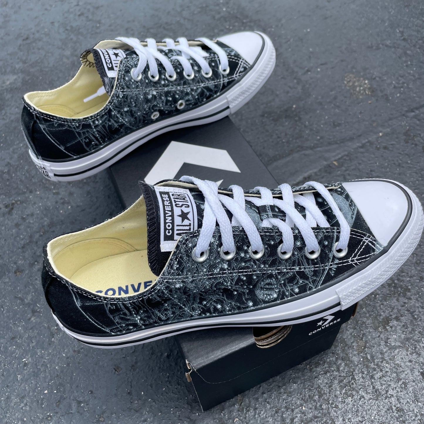 Astronomy - Custom Low Top Shoes - Custom Converse Shoes