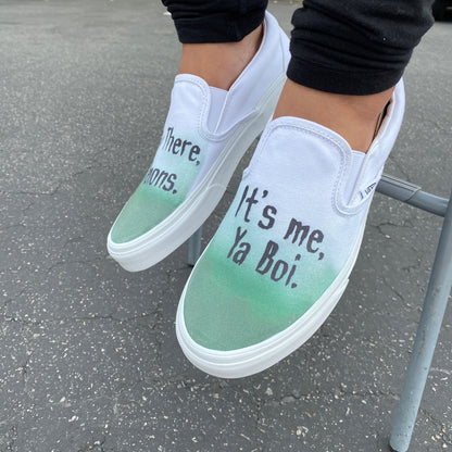 Buzzed Unsolved Supernatural: 101 True Tales of Hauntings, Demons, and the Paranormal Slip On Vans Custom Shoes