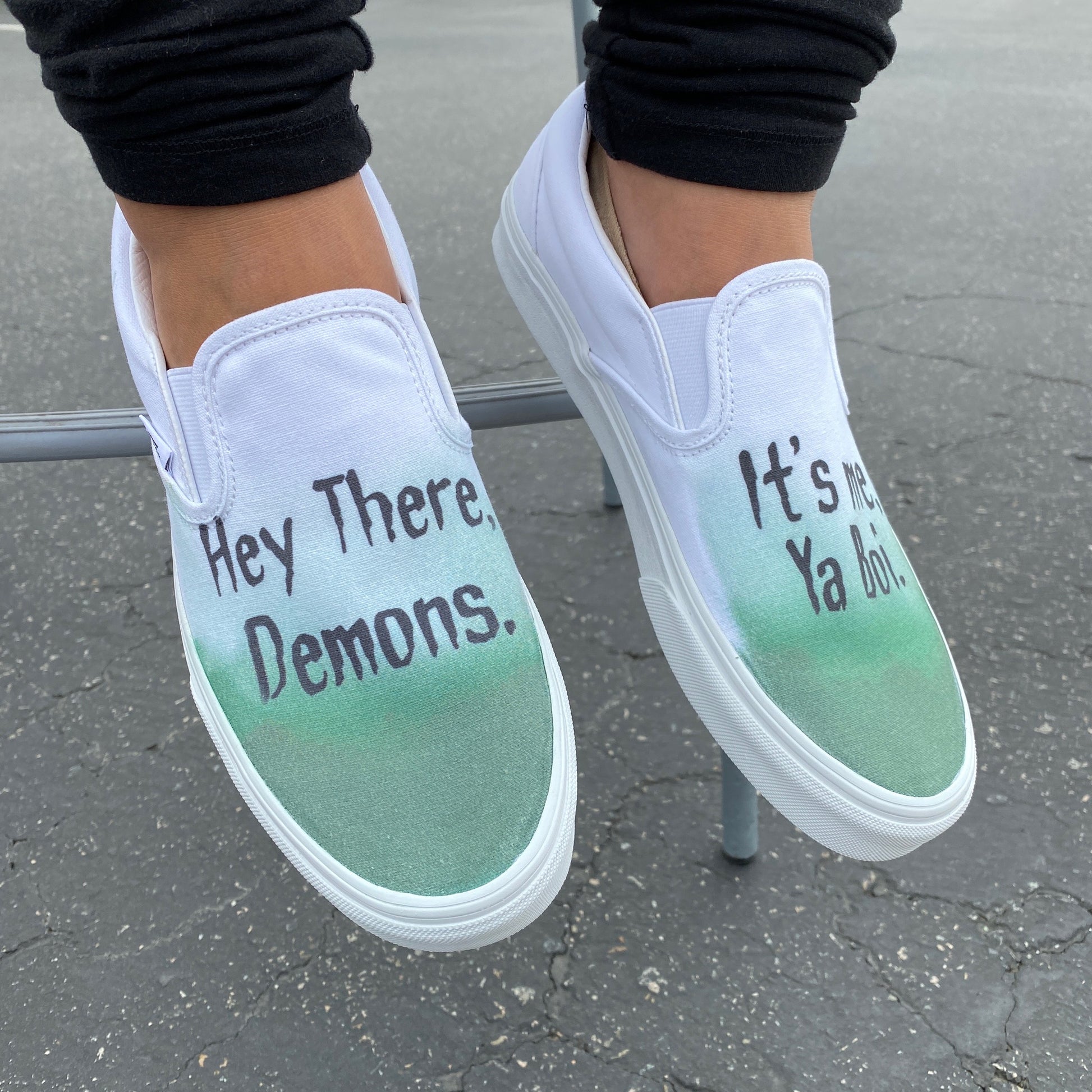 Buzzed Unsolved Supernatural: 101 True Tales of Hauntings, Demons, and the Paranormal Slip On Vans Custom Shoes