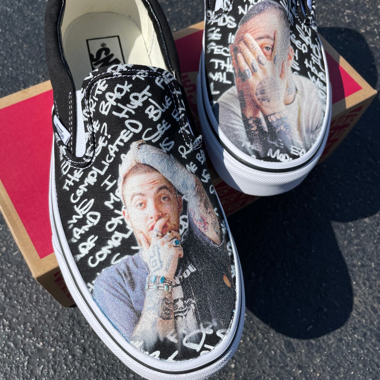 Mac Miller Custom Sneakers - Slip Ons