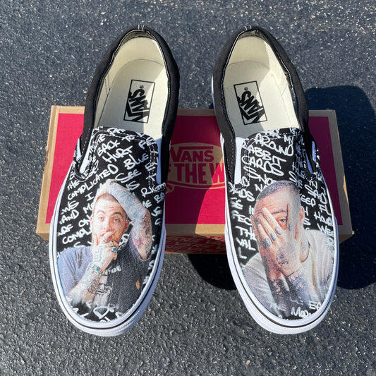 custom vans supreme