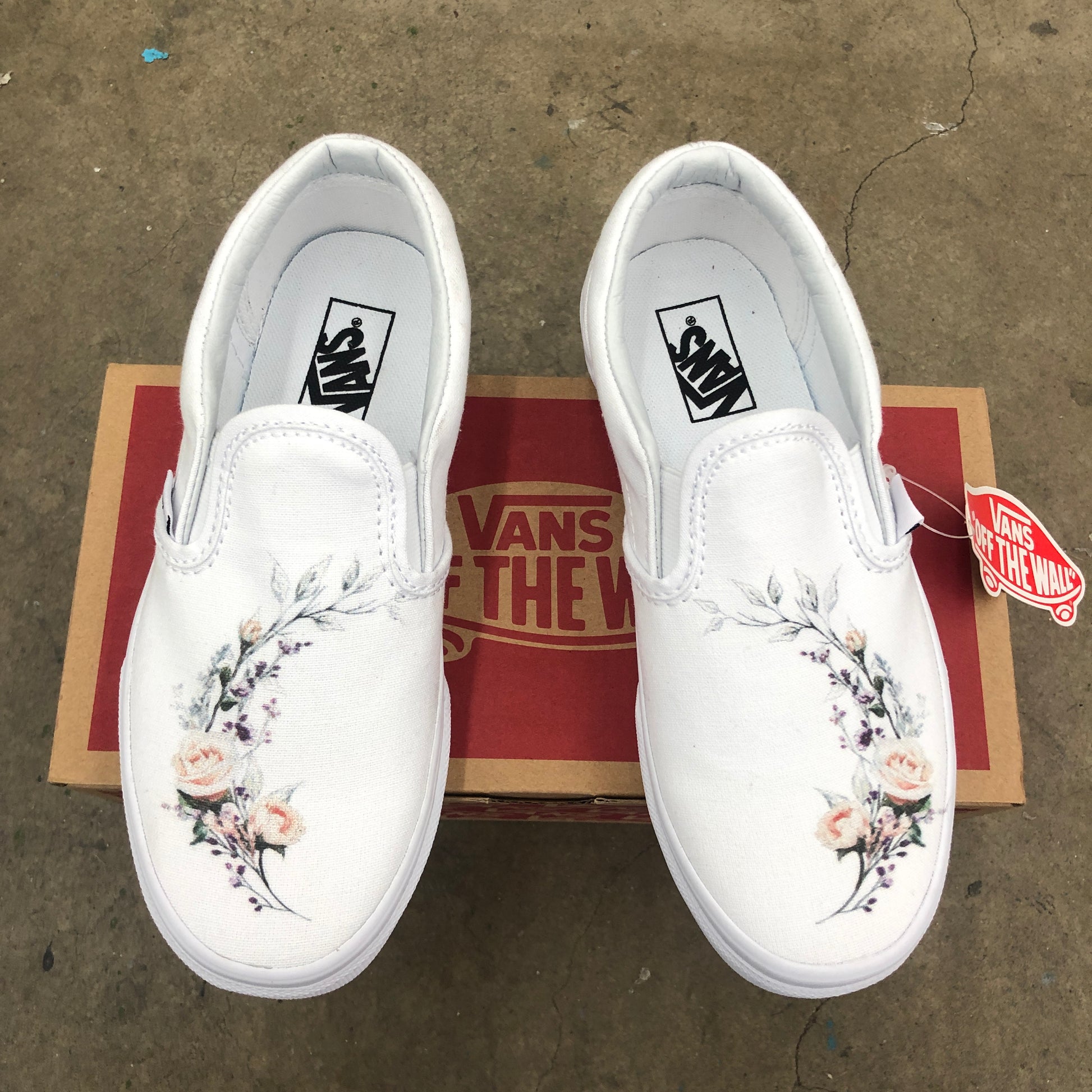 Custom Slip On Vans GO CUSTOM! Custom Vans Shoes – BlvdCustom