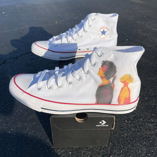 Cancer Water Sign Astrology Horoscope Zodiac - Custom White High Top  Converse - Custom Converse Shoes