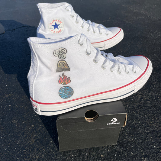 Cancer Water Sign Astrology Horoscope Zodiac - Custom White High Top  Converse - Custom Converse Shoes