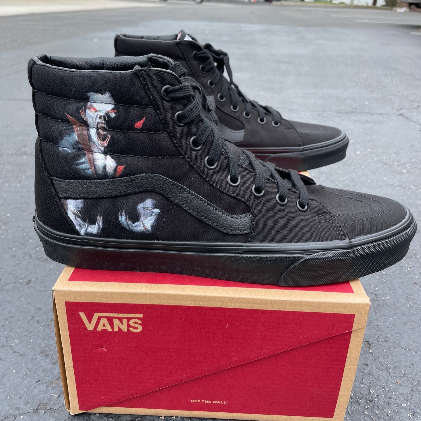 Marvel Morbius Movie Vampire Custom Sk8 Hi