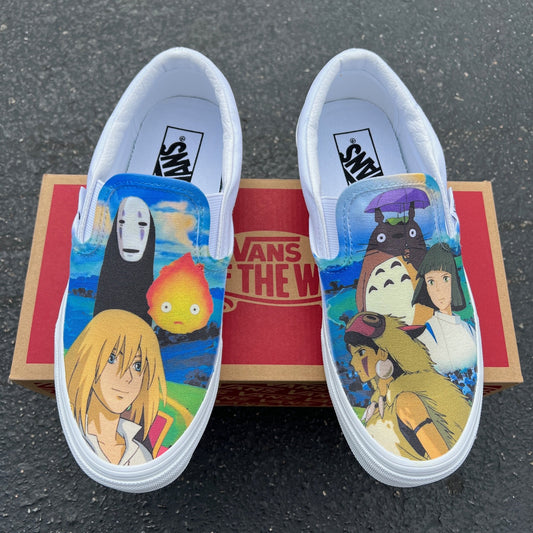 Studio Ghibli Custom Slip Ons