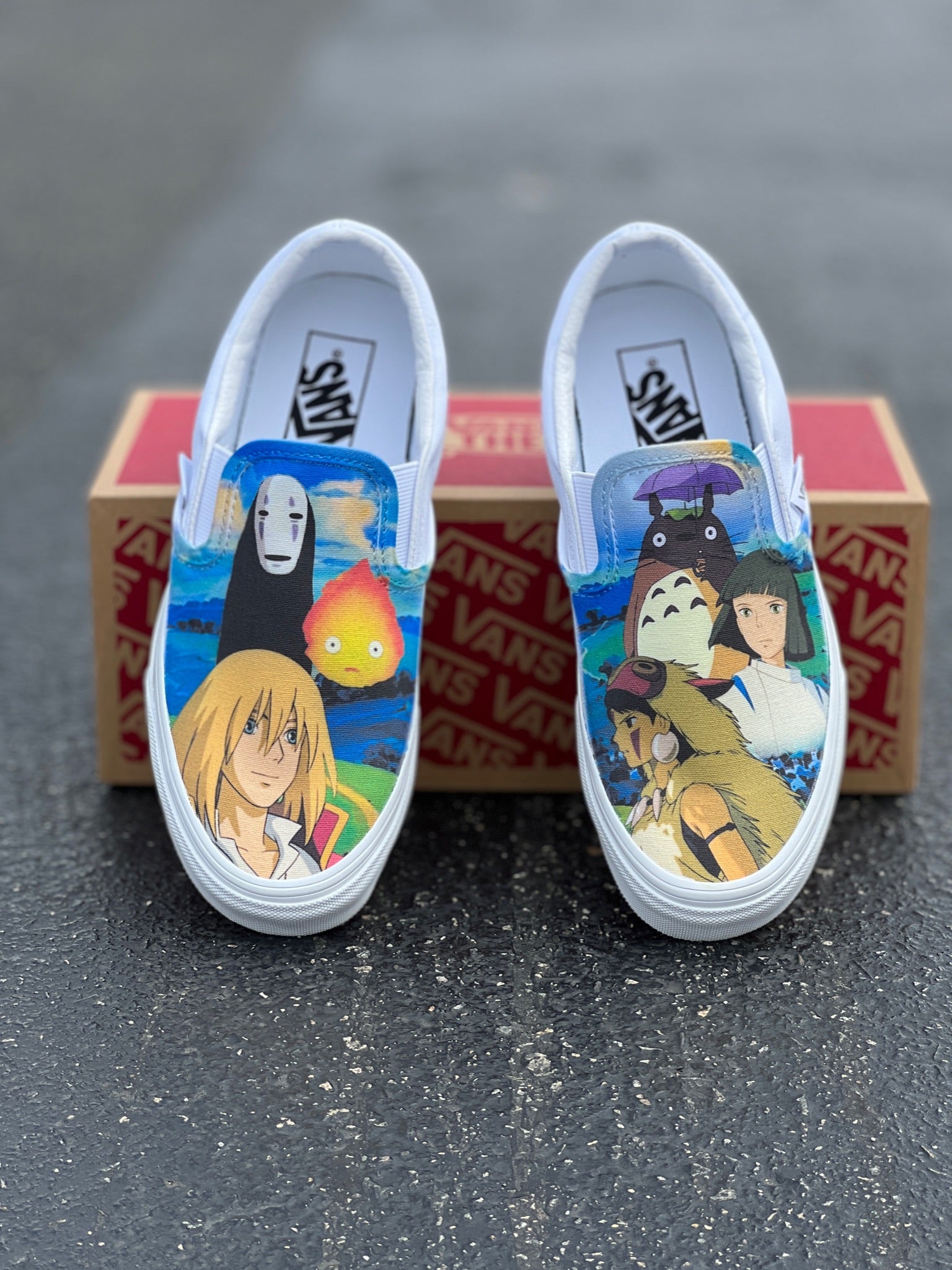 Calcifer Sneakers Howl's Moving Castle High Top Shoes Custom