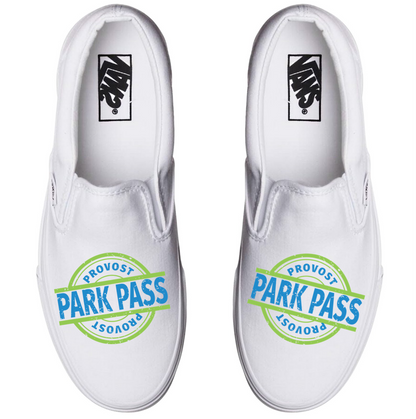 Provost Park Pass Color Logo - Custom Slip Ons