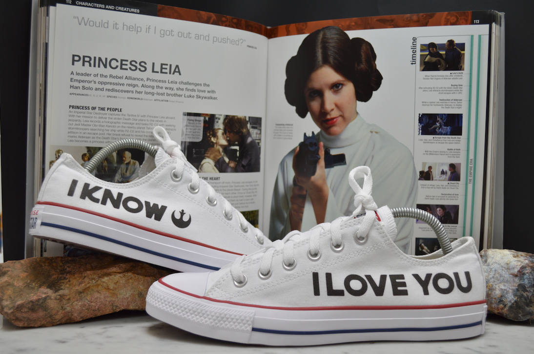 Star Wars I Love You I Know Princess Leia Han Solo Wedding Shoes