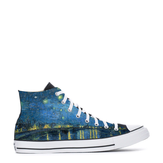 Converse Chuck Vincent Van Gogh Starry Night Over the Rhône - Custom Converse Shoes