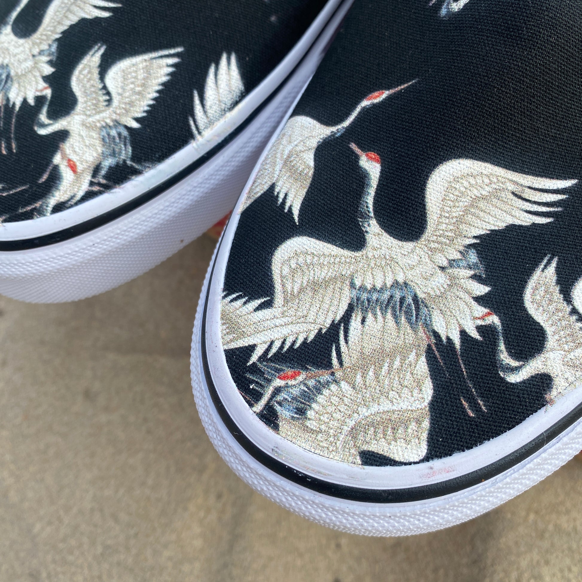 japanese crane artwork