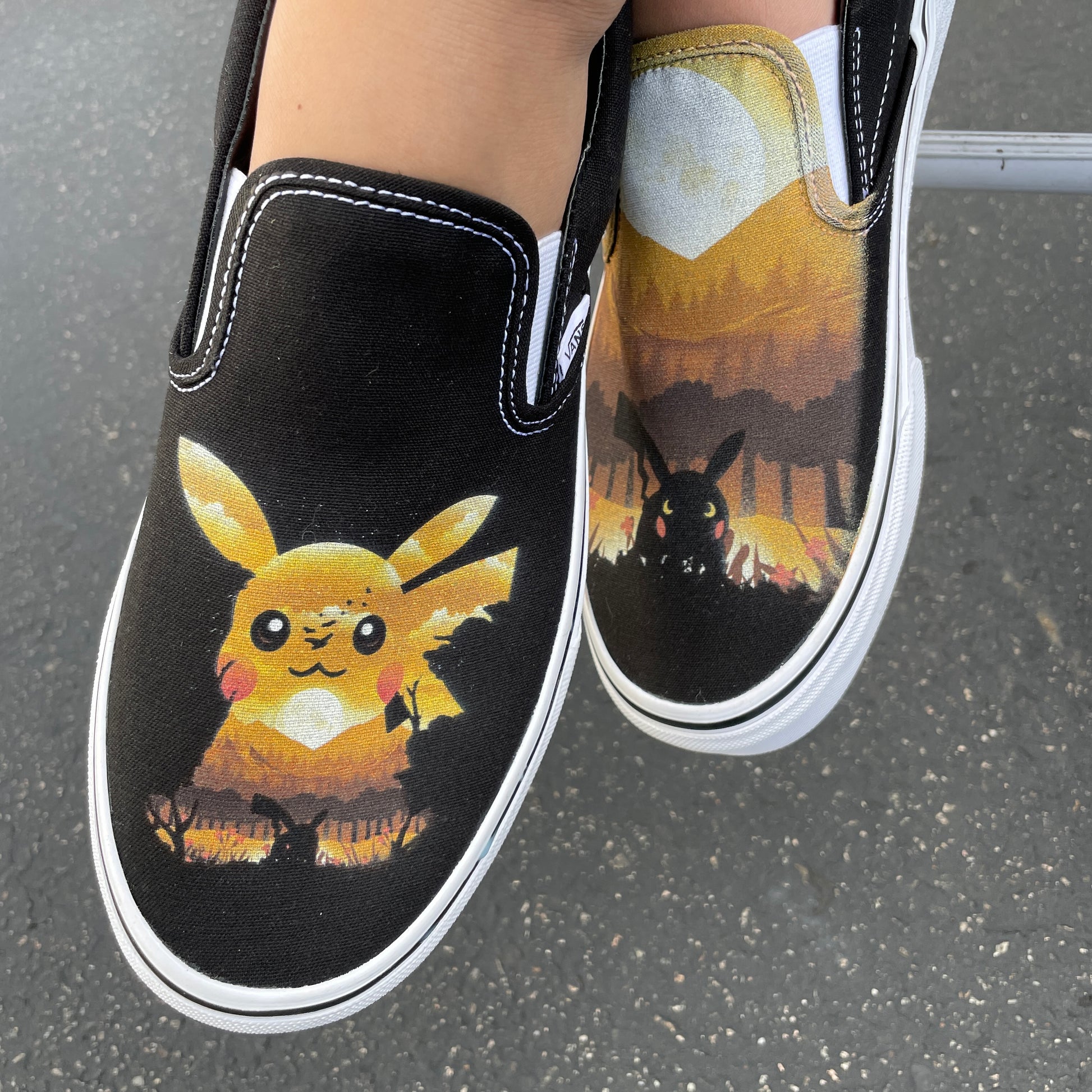 Pokemon Men's Pikachu Slip-On Sneakers 