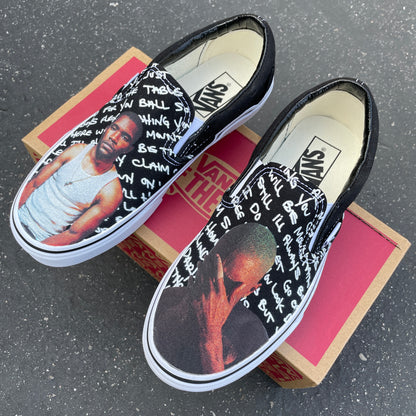 Frank Ocean Sneakers - Custom Slip Ons - Custom Vans Shoes