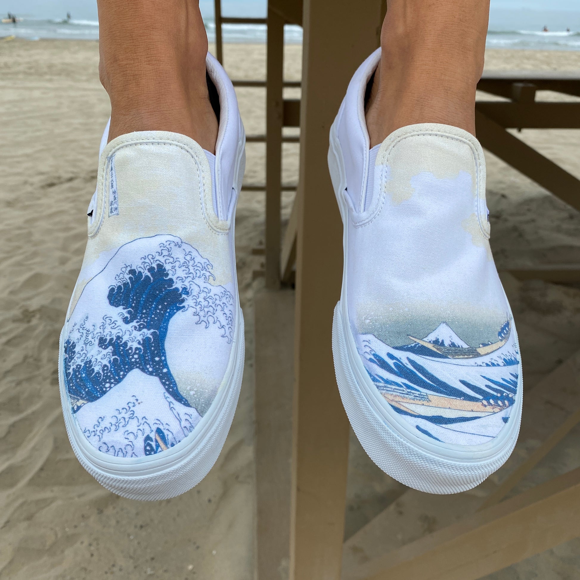 Vans Custom Shoe Design - The Great Wave  Custom vans shoes, Vans shoes  fashion, Hype shoes